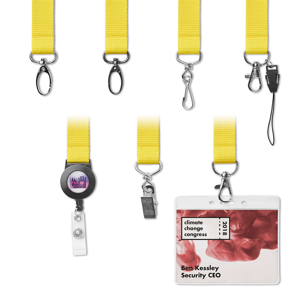 Miniatura: Lanyard de algodón orgánico configurable