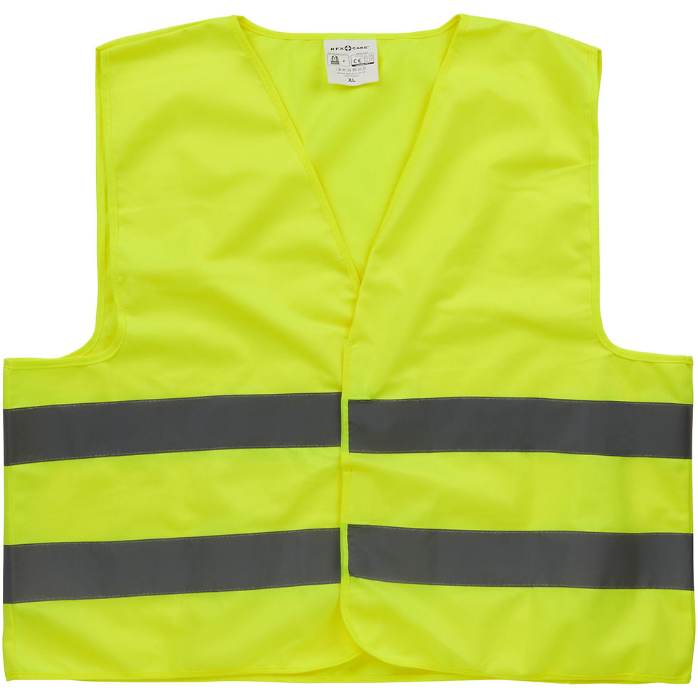 Miniatura: Chaleco de seguridad reflectante HW2 para adultos (XL)
