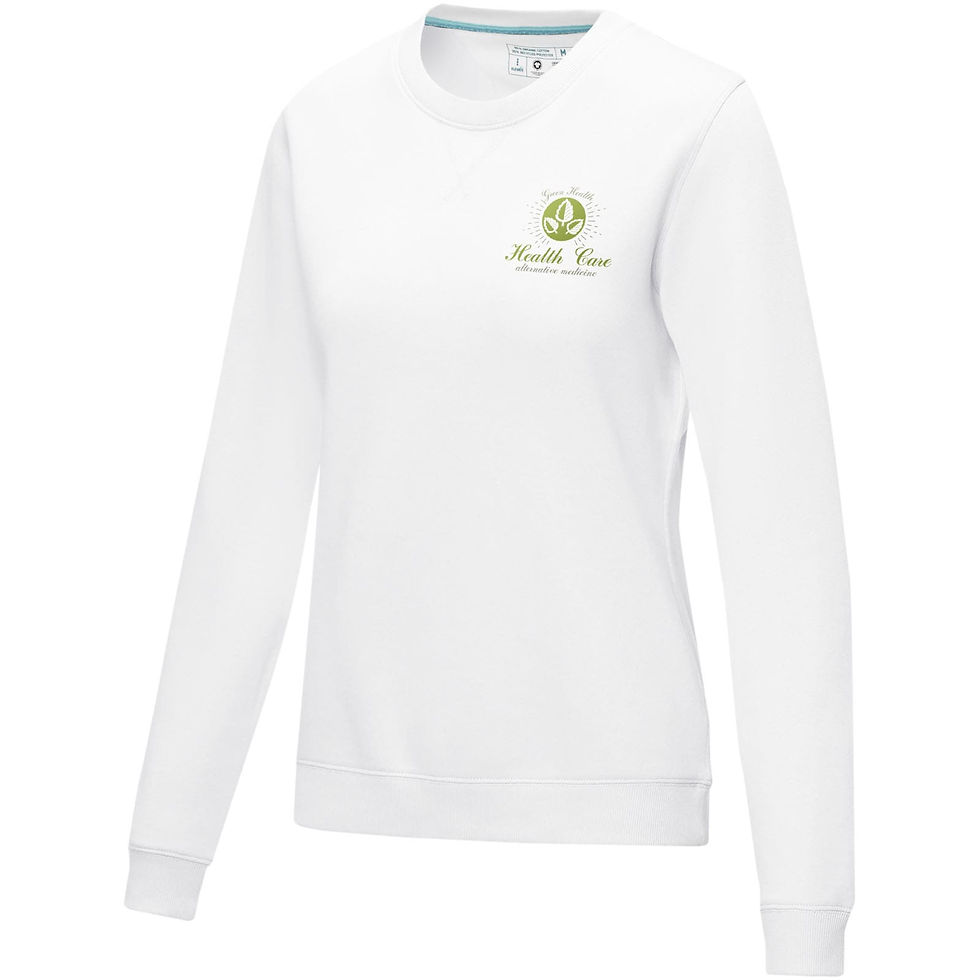 Miniatura: Jersey de GRS reciclado orgánico GOTS de cuello redondo para mujer Jasper