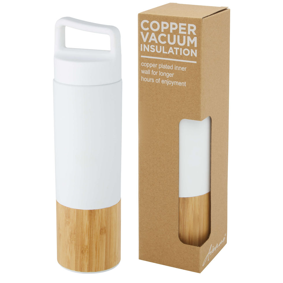 Miniatura: Botella de acero inoxidable con aislamiento al vacío de cobre 540 ml Torne