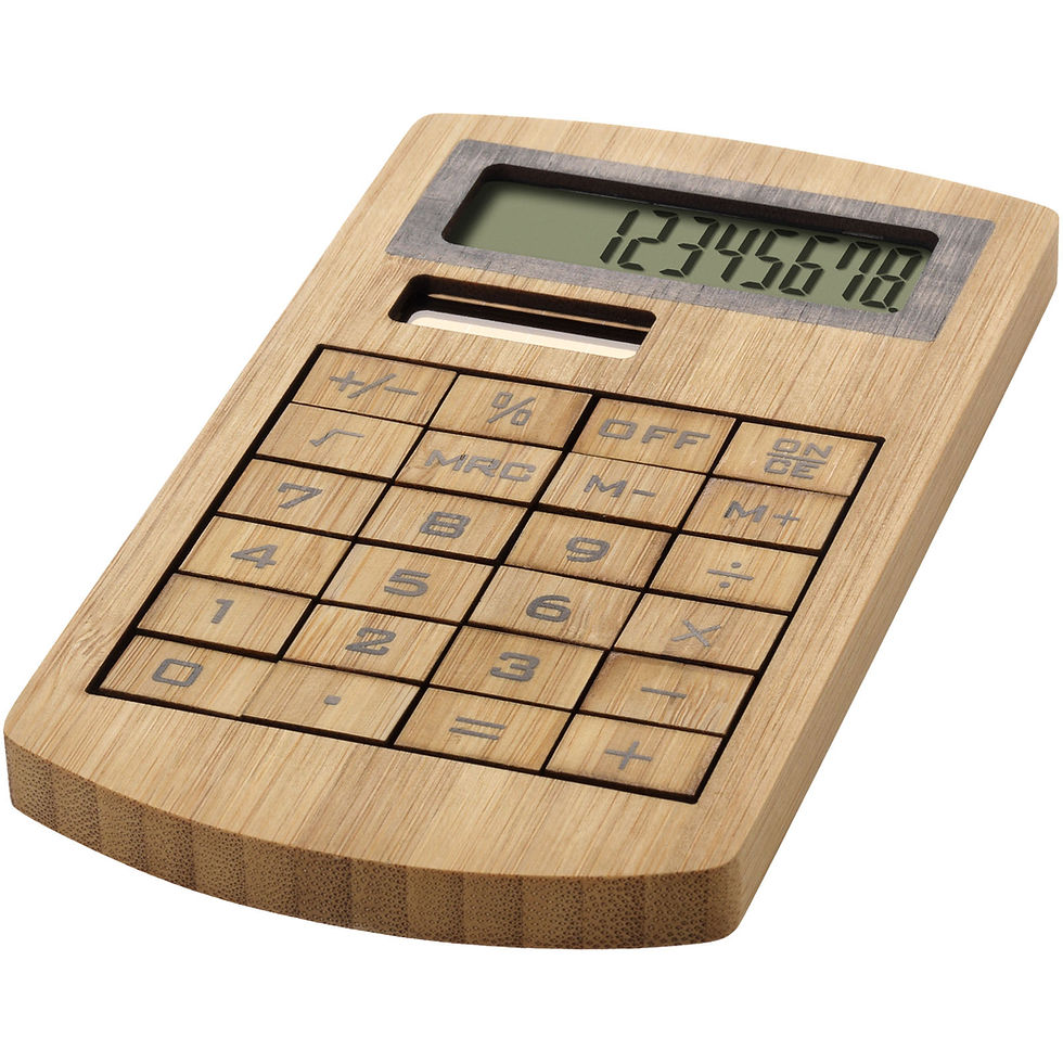 Miniatura: Calculadora de bambú Eugene