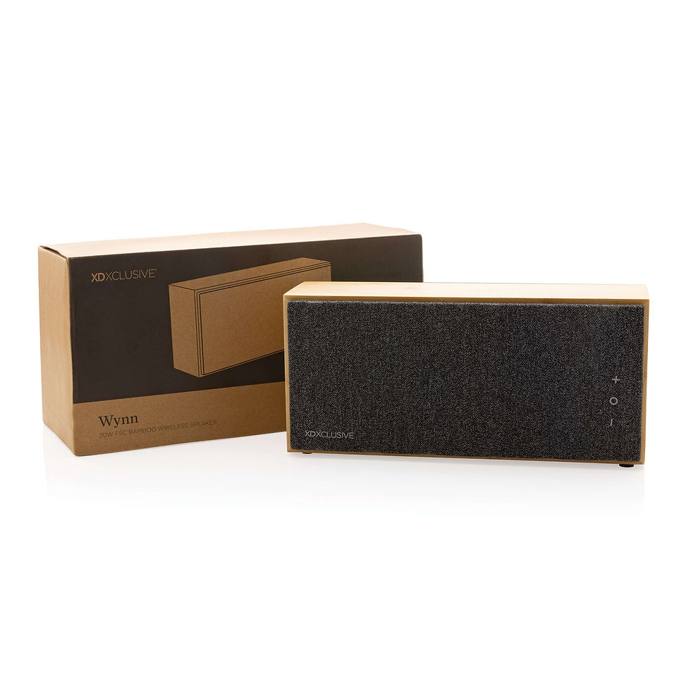 Miniatura: Altavoz inalámbrico de bambú Wynn 20W FSC®