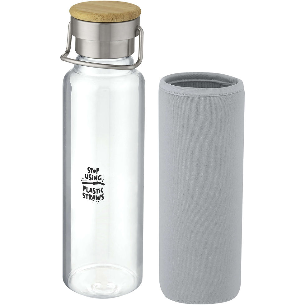 Miniatura: Botella de vidrio 660ml con funda de neopreno Thor