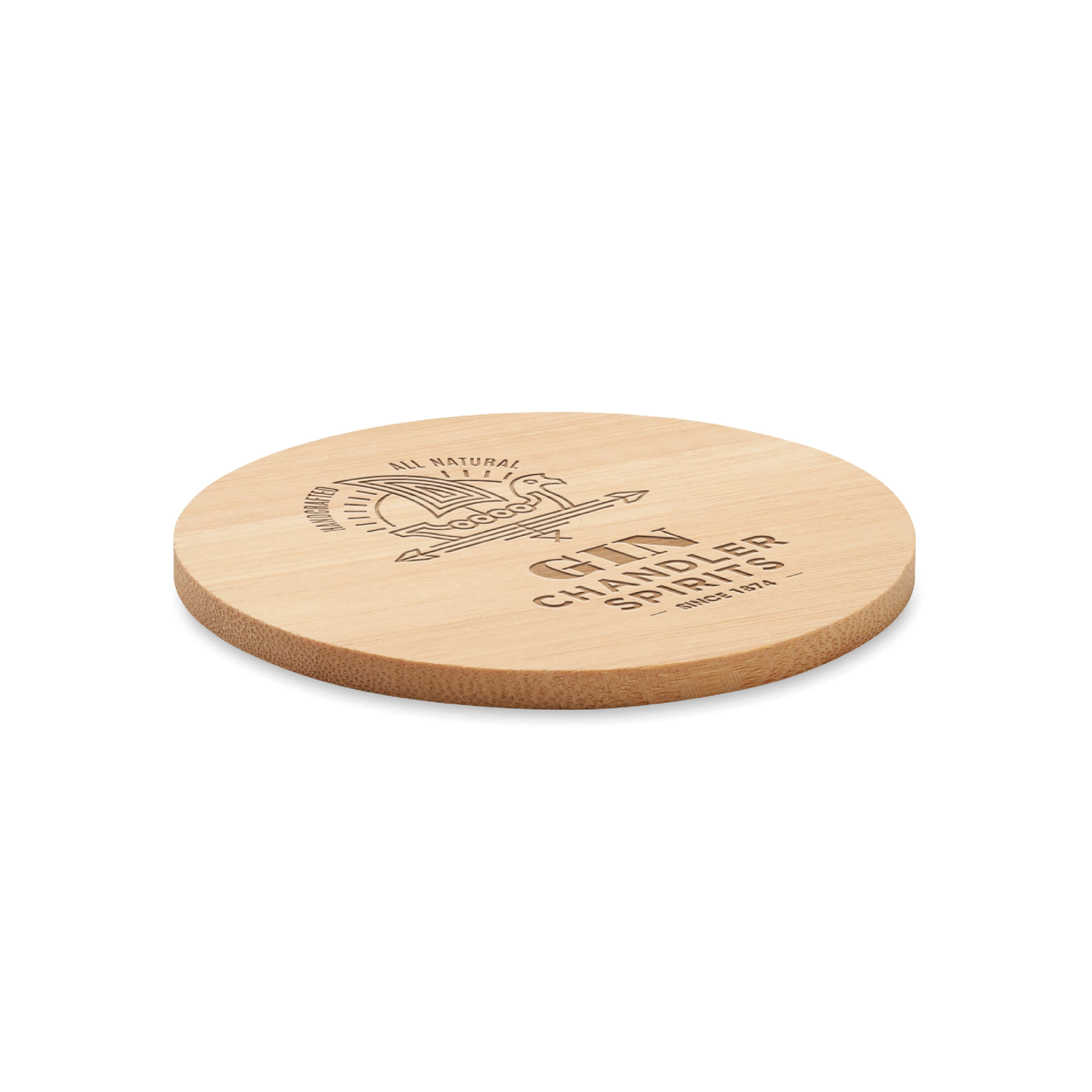 Posavasos redondo de bambú Bayin