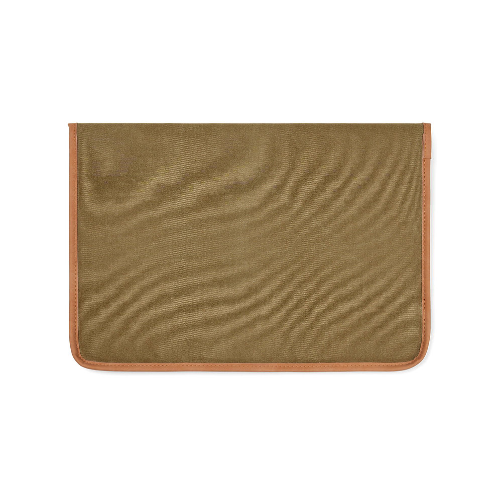 Miniatura: Funda para portátil 16" de lona reciclada Bosler GRS