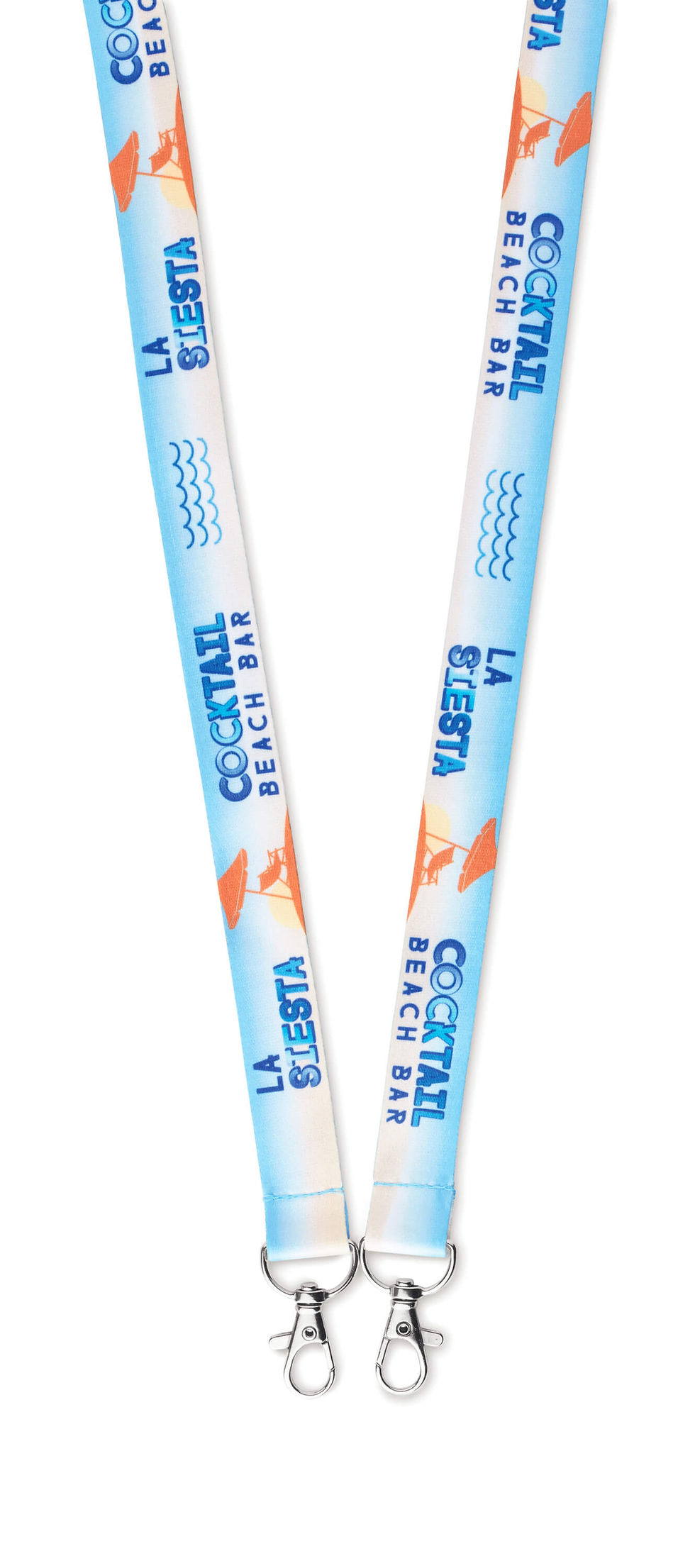Miniatura: Lanyard sublimación con dos hebillas metálicas configurable