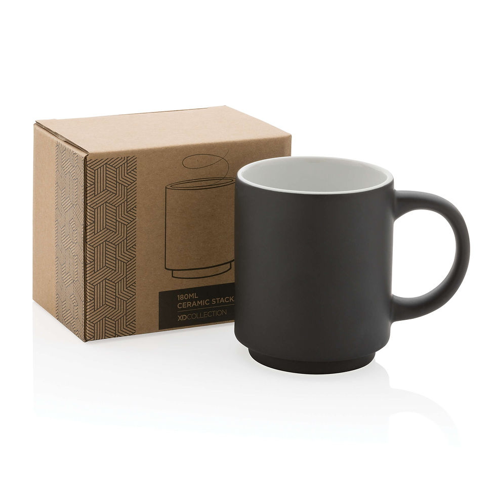 Miniatura: Taza apilable de cerámica