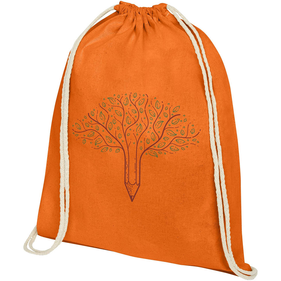 Miniatura: Mochila de cuerdas de algodón de 140 g/m² Oregon