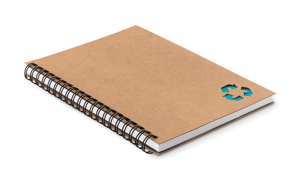 Miniatura: Libreta de cartón reciclado Piedra