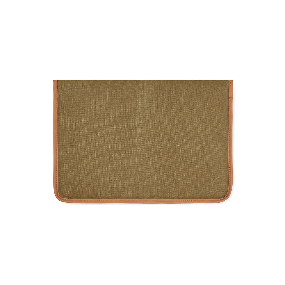 Miniatura: Funda para portátil 14" de lona reciclada Bosler GRS