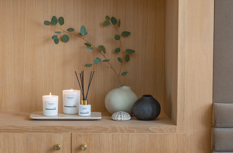 Miniatura: Vela Ukiyo perfumada pequeña en vaso