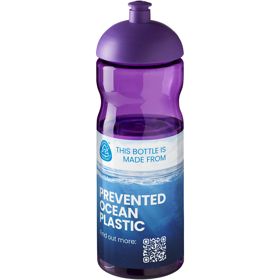 Miniatura: Bidón deportivo con tapa Dome 650ml H2O Active® Eco Base