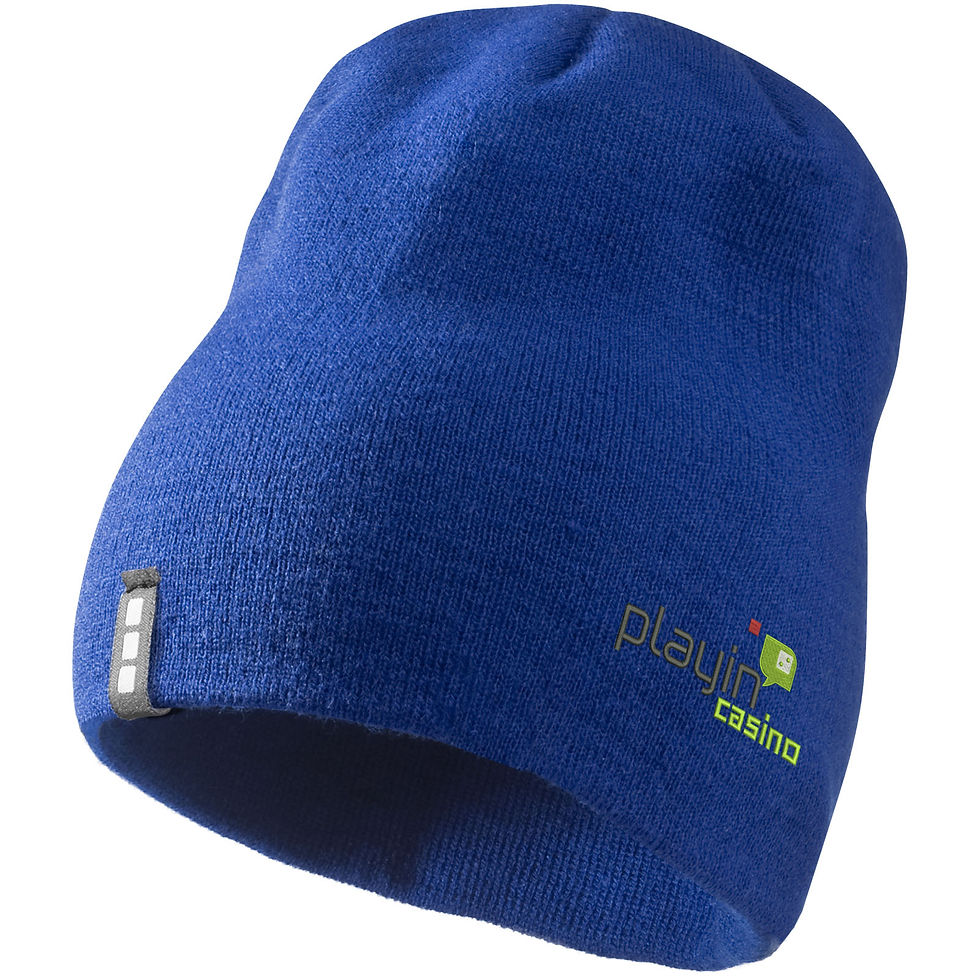 Miniatura: Gorro acrílico con etiqueta contrastada Level