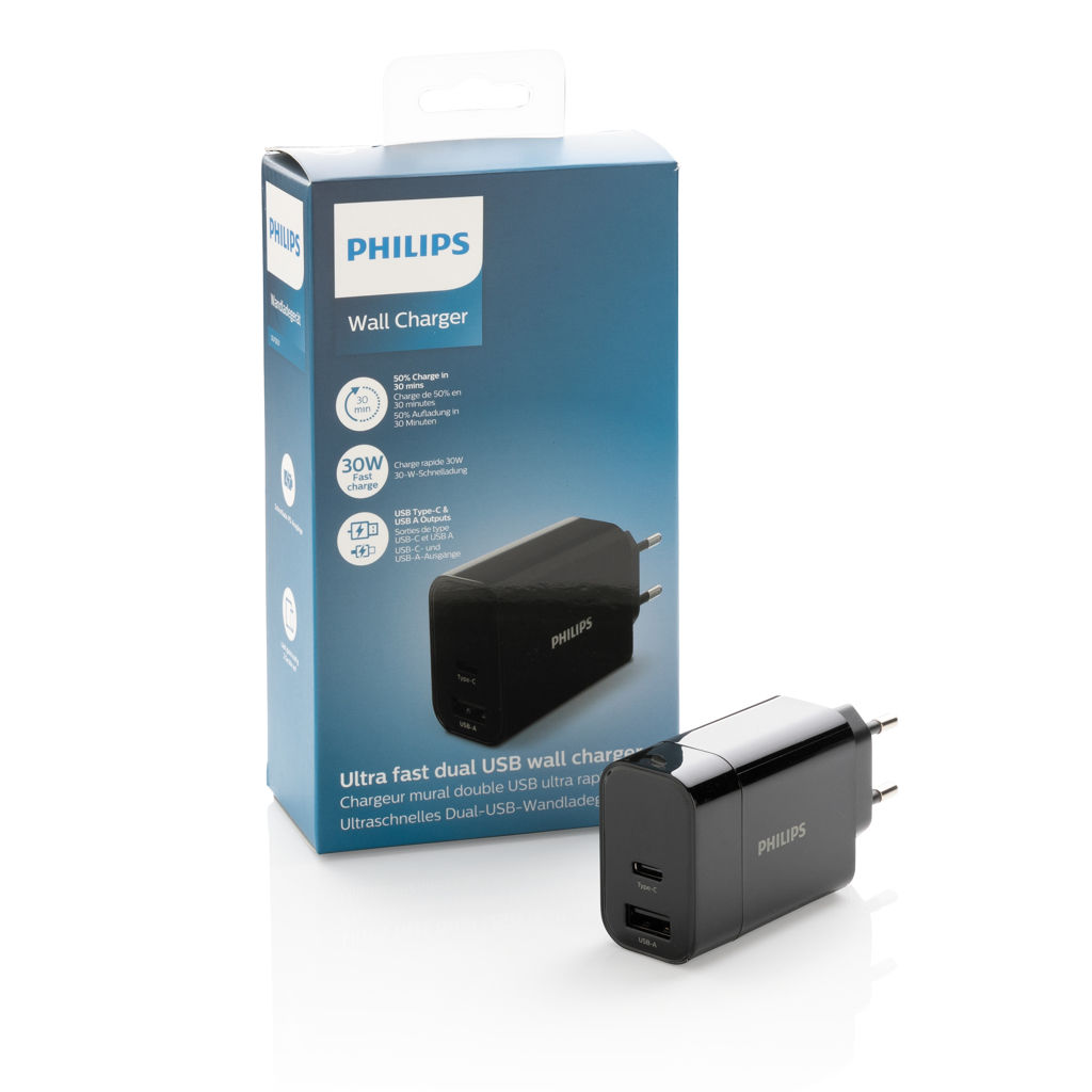 Cargador de pared PD ultrarrápido de Philips