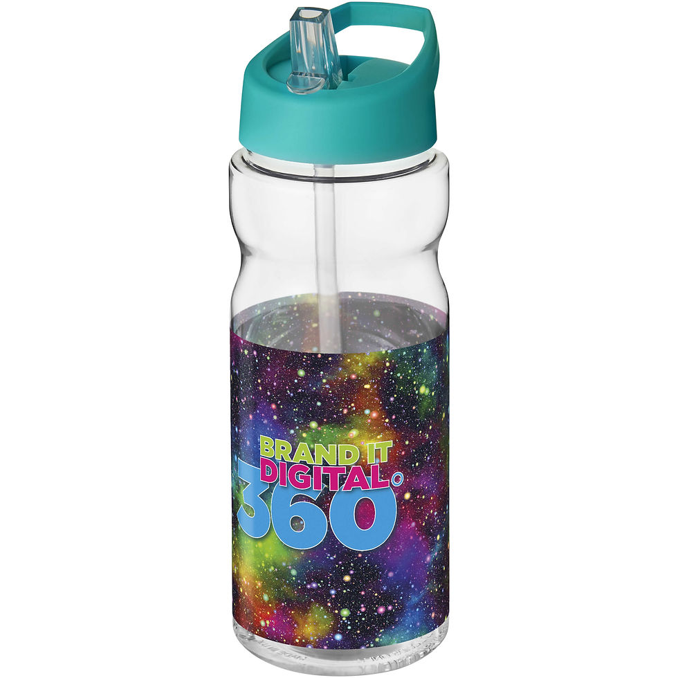 Miniatura: Bidón deportivo 650ml con tapa con boquilla H2O Active® Base Tritan™