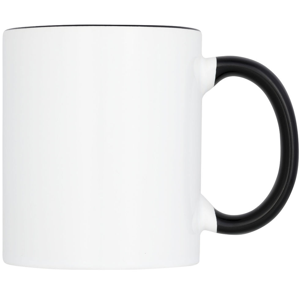 Miniatura: Taza de 350 ml con asas e interior de color Pix