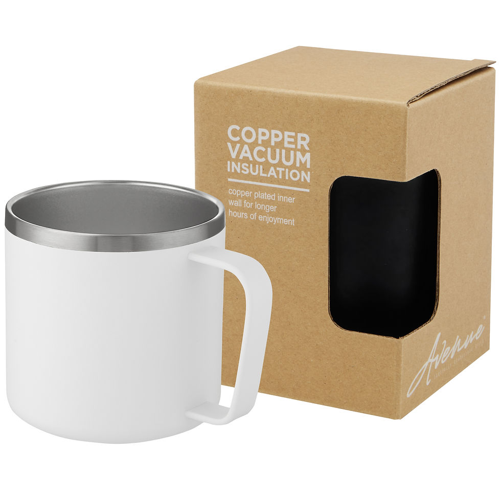 Miniatura: Taza con aislamiento al vacío de cobre de 350 ml Nordre
