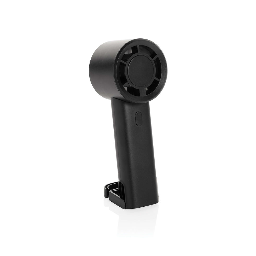 Miniatura: Ventilador portátil recargable Twist RCS plástico reciclado