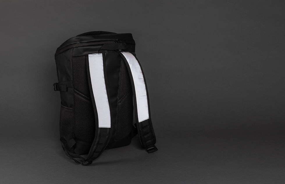 Miniatura: Mochila reflectante de PU para portátil de 15,6"