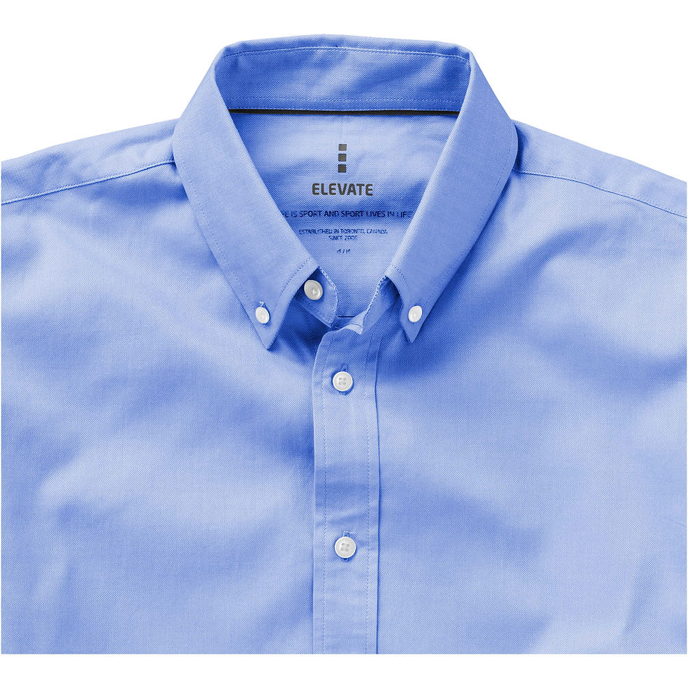 Miniatura: Camisa tipo Oxford de manga larga para hombre de 142 g/m² Vaillant