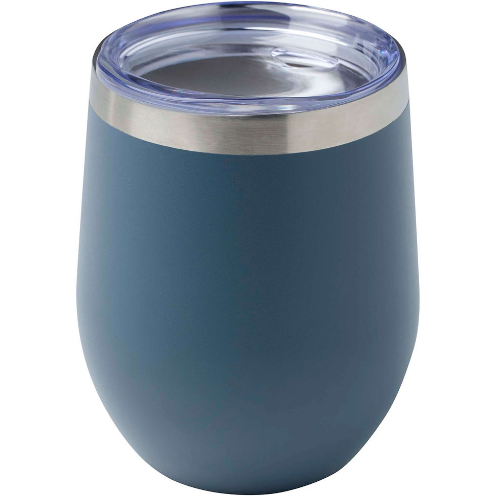 Miniatura: Taza con aislamiento de cobre 350ml de acero inoxidable reciclado RCS Corzo