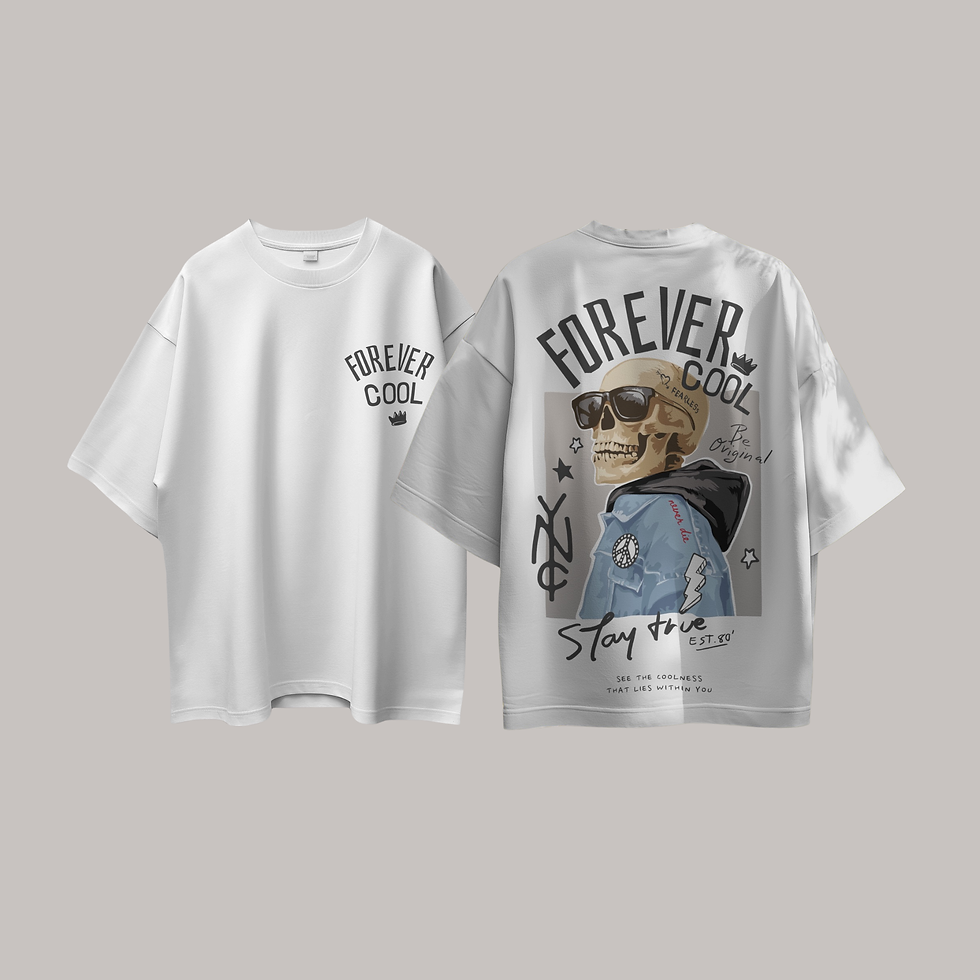 Thumbnail: Forevr Cool - Oversized French Terry Premium T-shirt