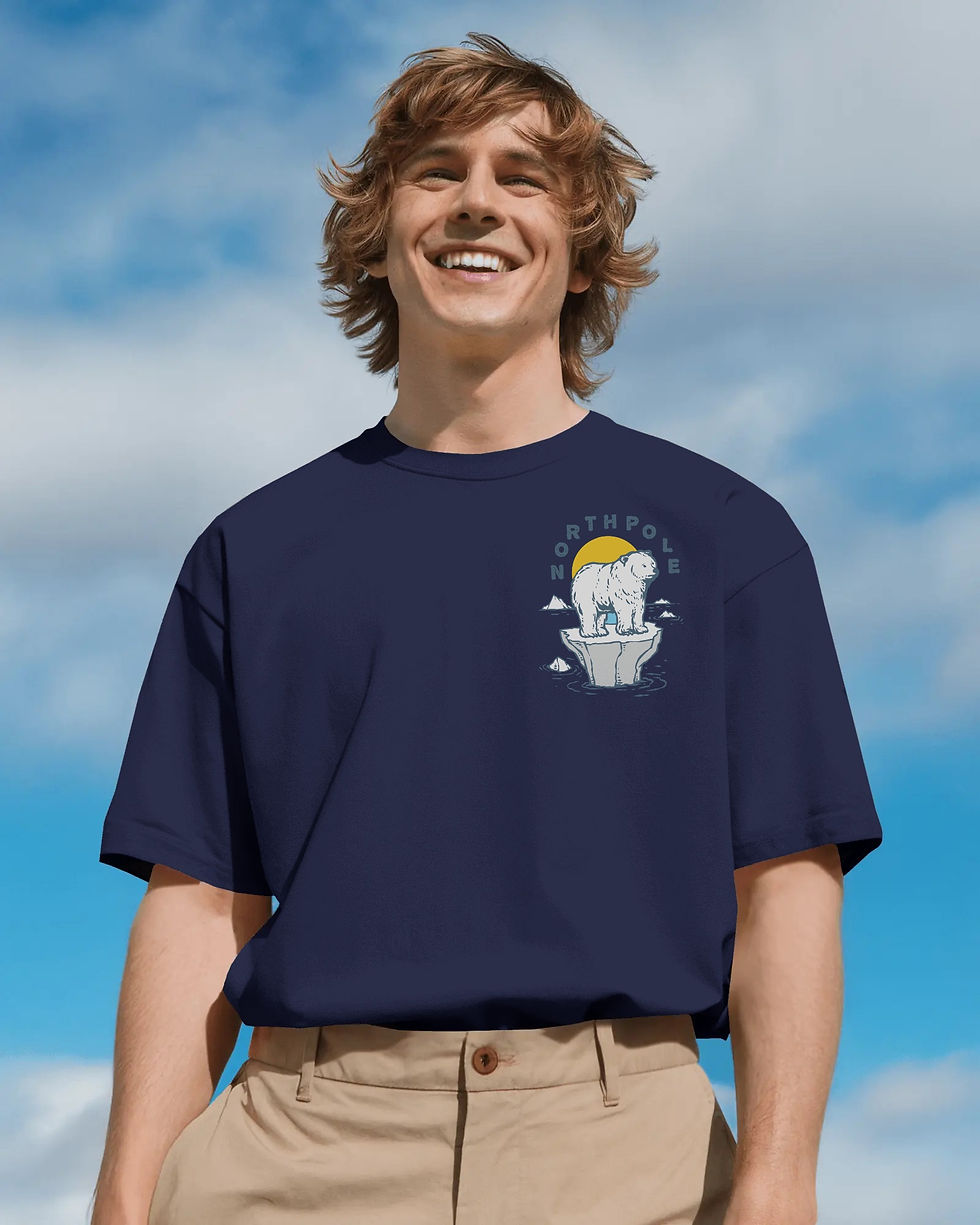 Thumbnail: North Pole - Oversized French Terry Premium T-shirt