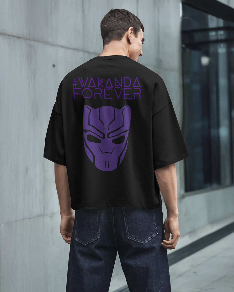 Thumbnail: Wakanda Forever - Oversized French Terry Premium T-shirt