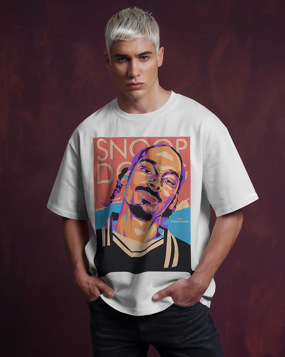 Thumbnail: Snoop D - Oversized French Terry Premium T-shirt