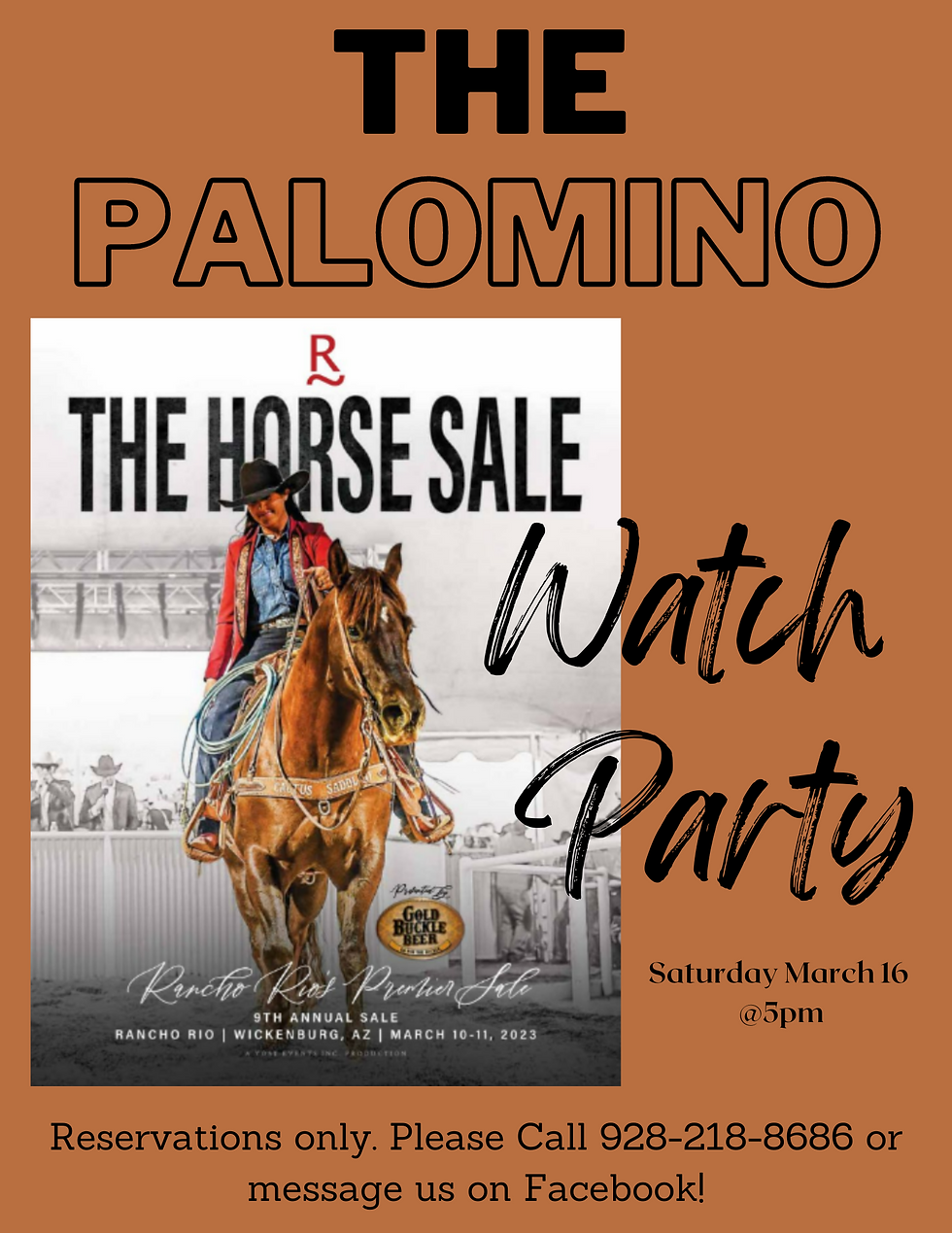 Rancho Rio Horse Sale Watch Party 