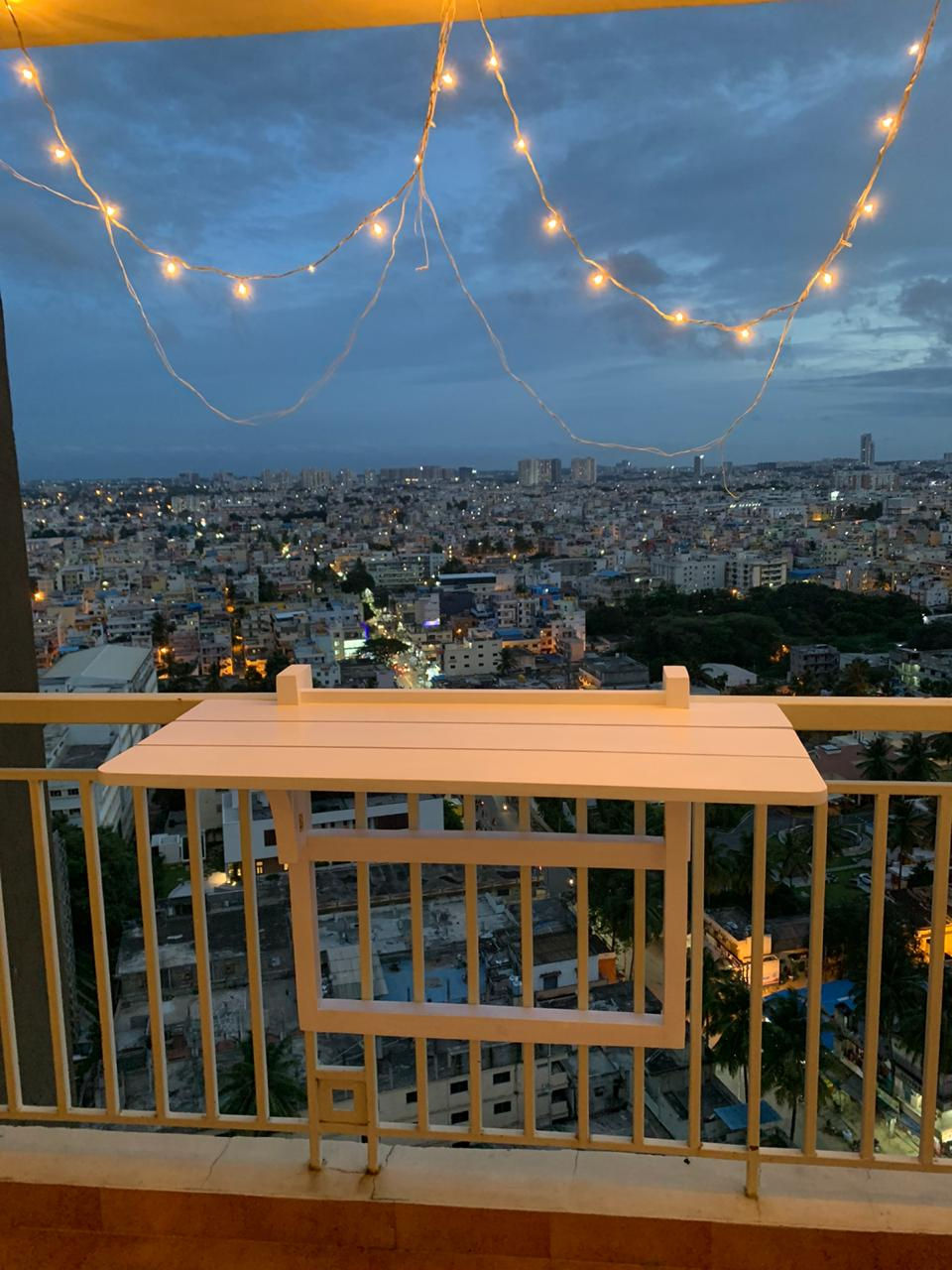 Thumbnail: Solid Wood Balcony Murphy Table