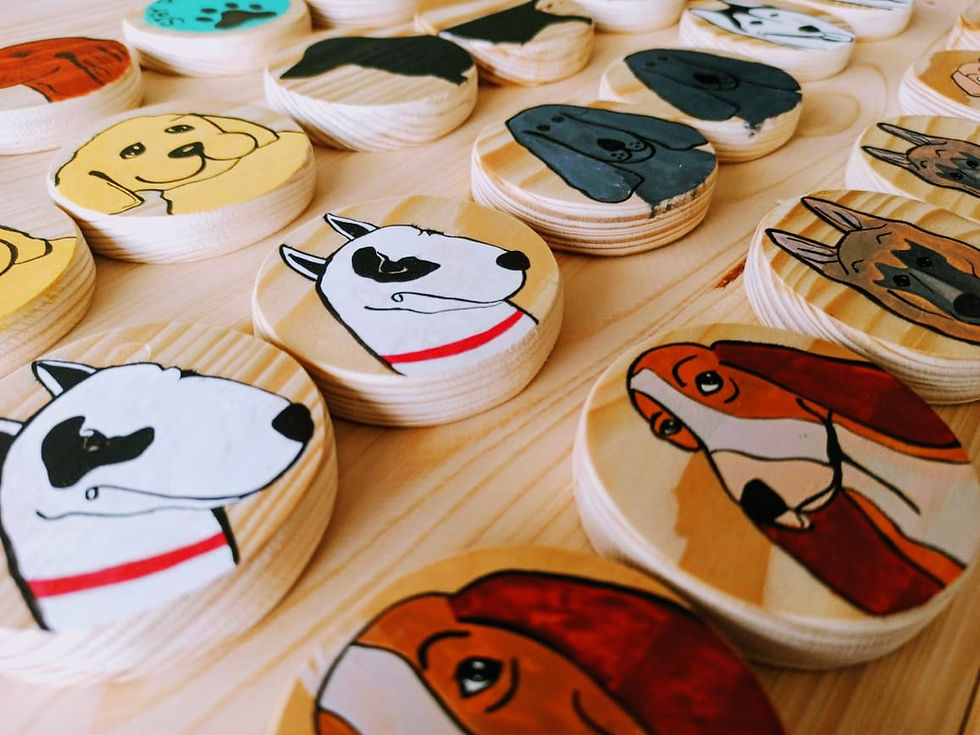 Thumbnail: Wooden Memory Game - Pet Theme (Dogs)
