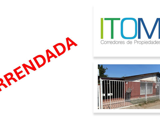 Se Arrienda amplia y cómoda Casa, a pasos Metro Plaza Quilicura