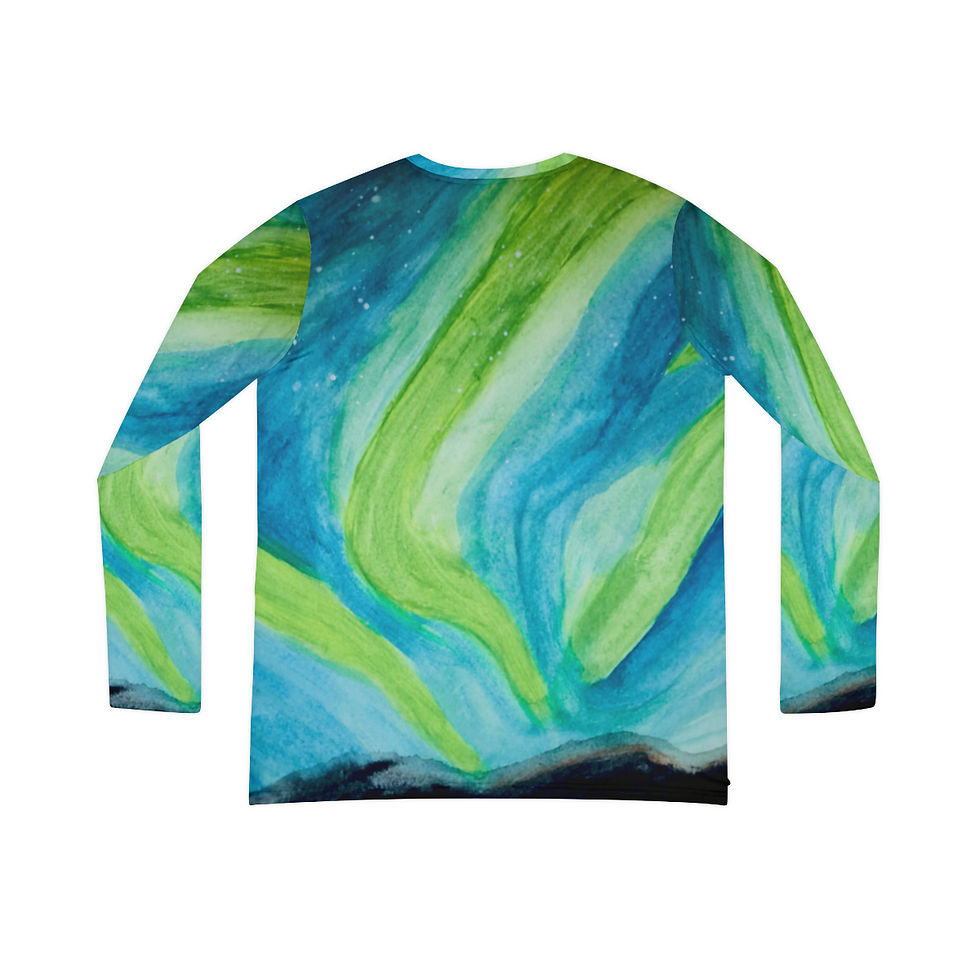 Thumbnail: Women's Long Sleeve V-neck Shirt (AOP)