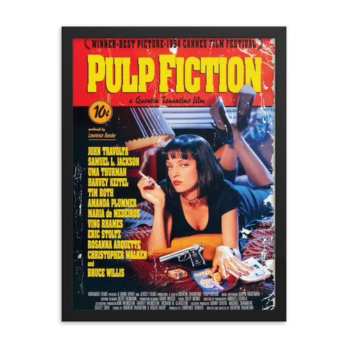 Pulp Fiction framed poster | Antarang Das
