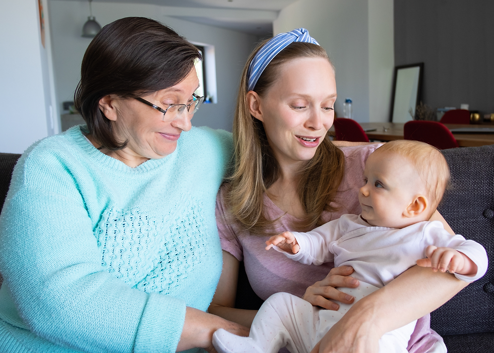 Mother breastfeeding her baby