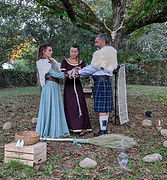 mariage viking, cérémonie de handfasting sur mesure