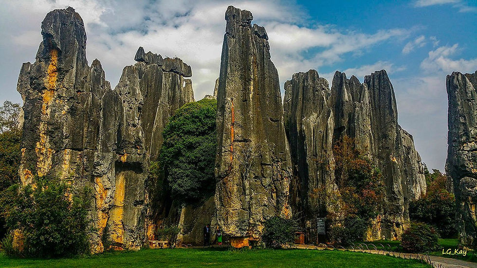 Climbing spot near the Stone Forest in Kunming, Yunnan Province of China