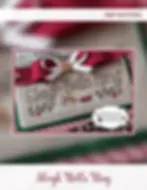 Christmas counted cross stitch pattern info page. "Sleigh Bells Ring," Cherry Hill Stitchery, PDF cross stitch pattern.