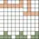 Thumbnail: Birth announcement cross stitch pattern example. Design uses a chart with color blocks to show where each x stitch should go.