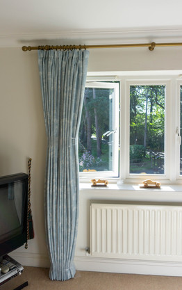 Pencil pleat curtains - Newdigate