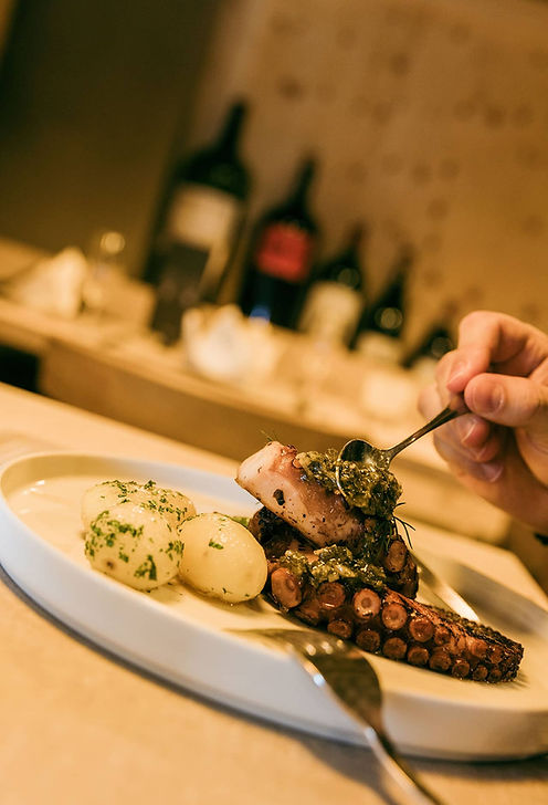 Enjoy a variety of seafood dishes