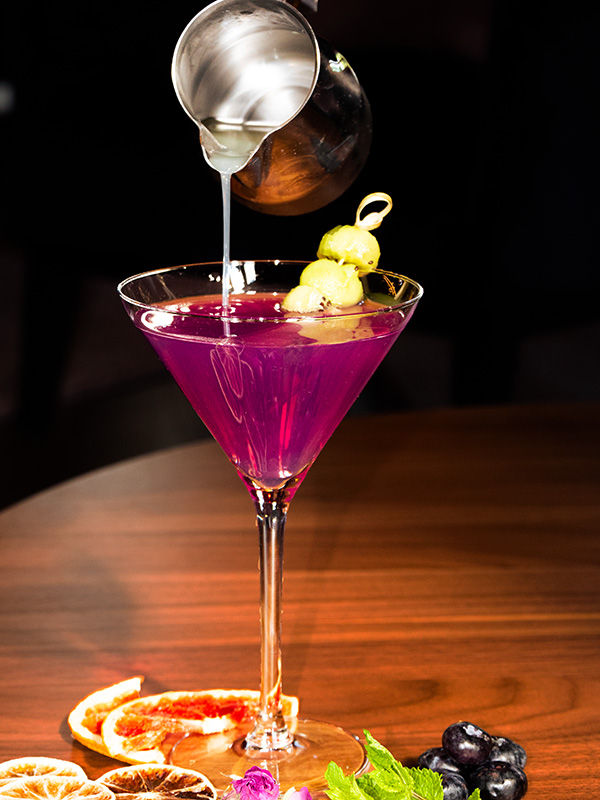 Cocktail preparation at VIC'S BAR