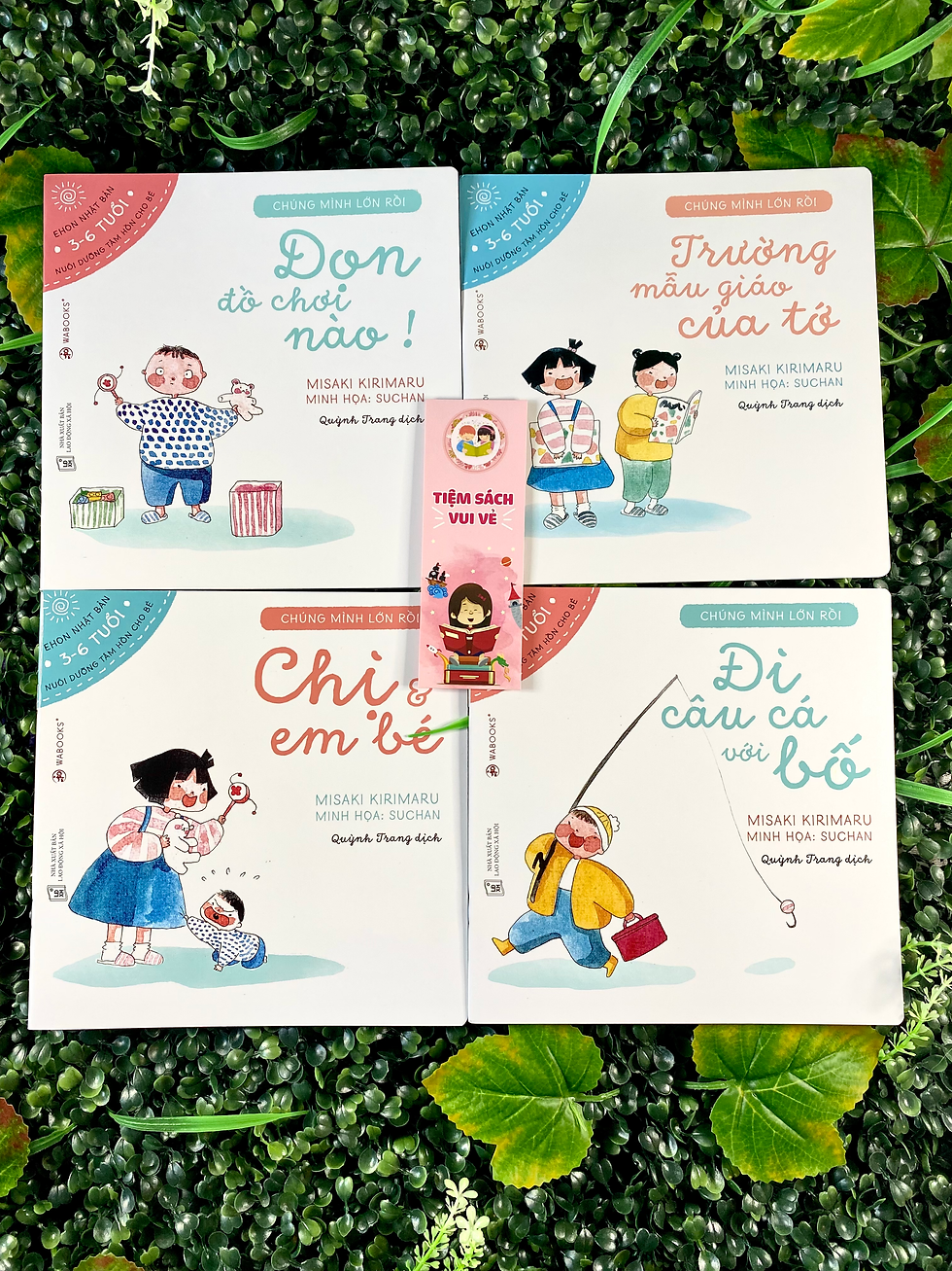 Bộ 4 cuốn Ehon “Chúng mình lớn rồi”