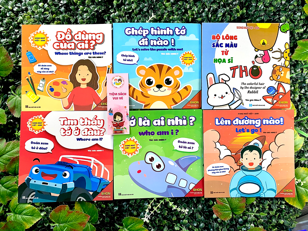 Combo 6 cuốn ehon song ngữ kỹ năng