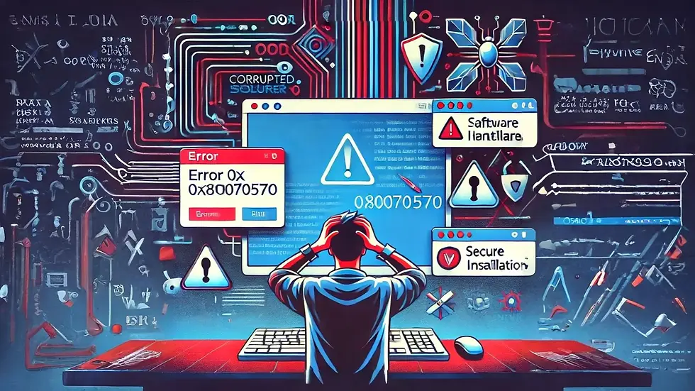 Error 0x80070570 | Causes and Fixes