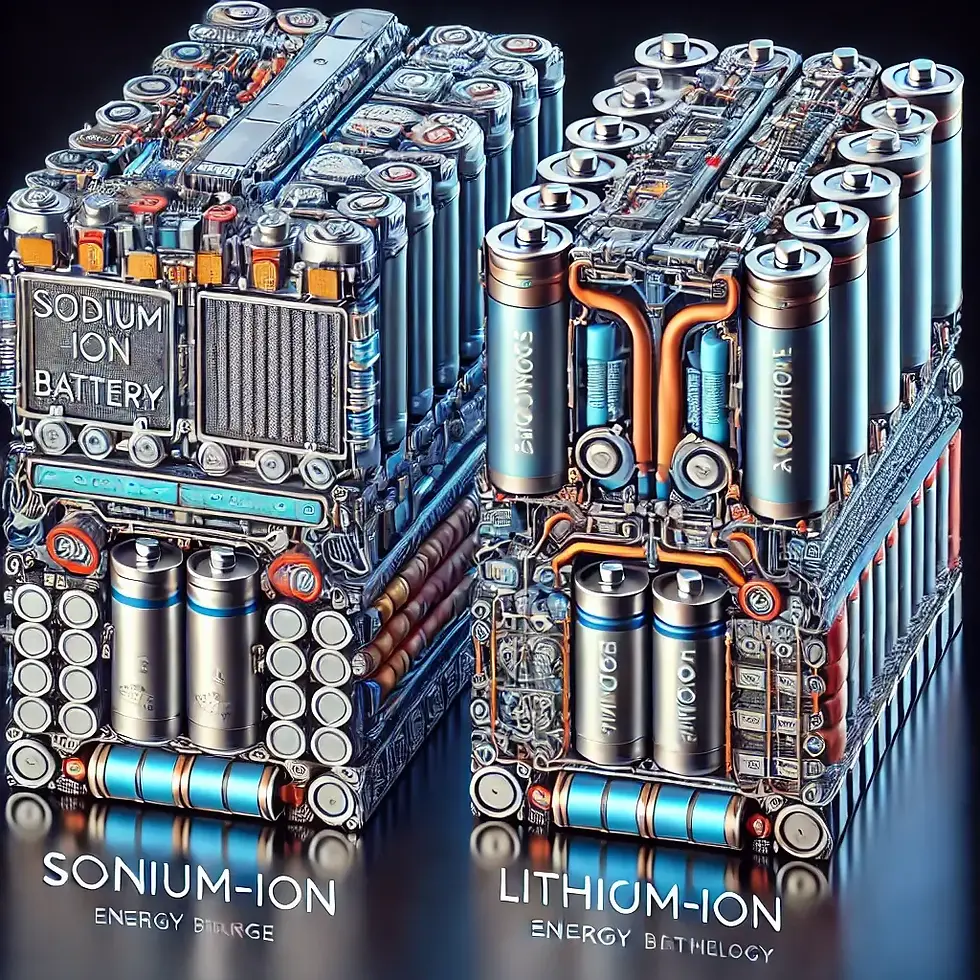 Sodium-Ion Batteries vs. Lithium-Ion Batteries