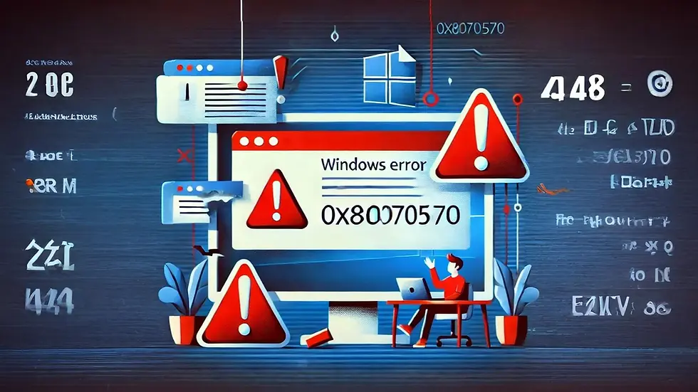 Error 0x80070570 | Causes and Fixes
