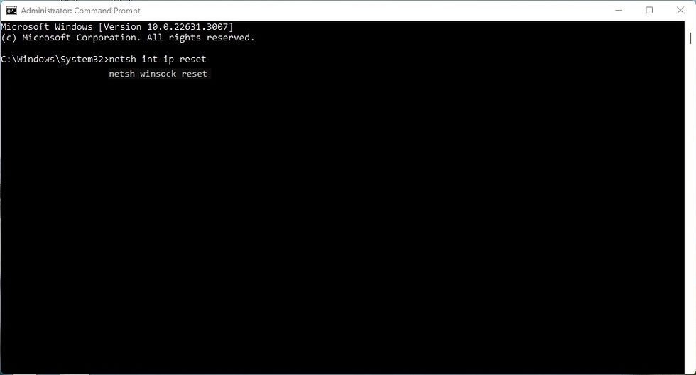Internet Troubleshooting