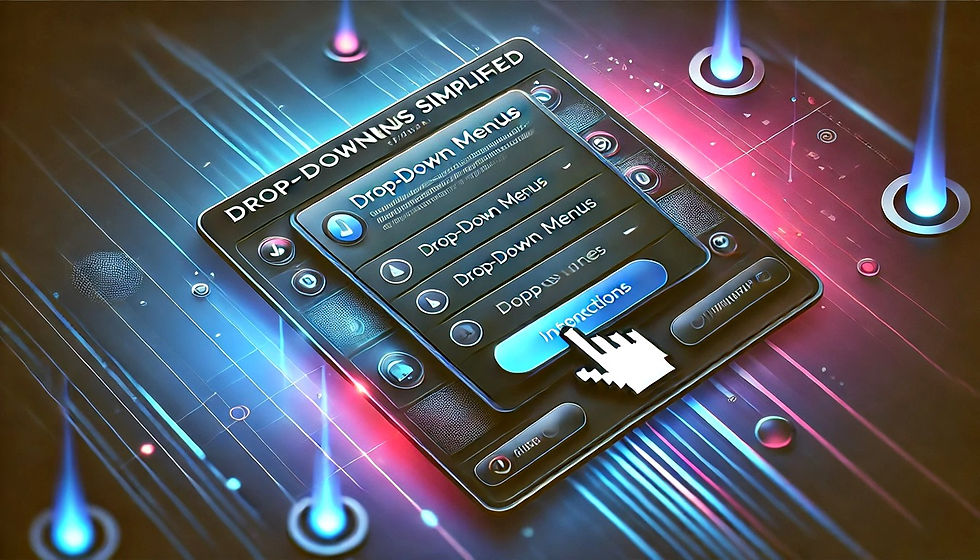 What Is a Drop-Down Menu? Features, Examples, and Tips